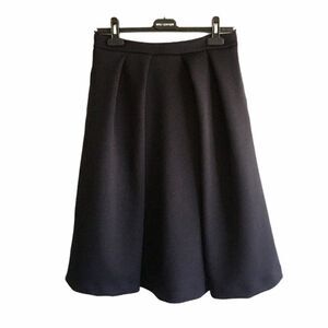 PINK TARTAN A-Line Full Pleated Midi Flare Skirt Black 4